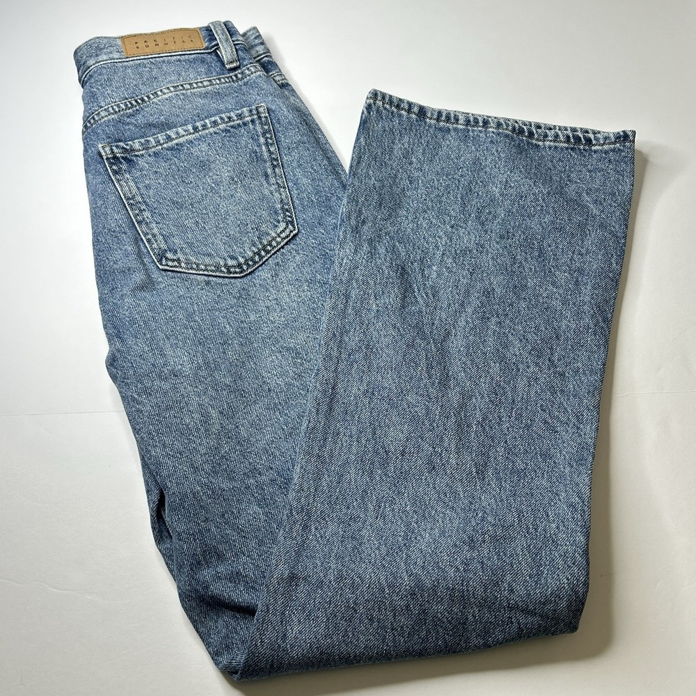 PacSun High Rise Bootcut Button Fly Blue Jeans Women's 27 Size 27x30 Medium Wash